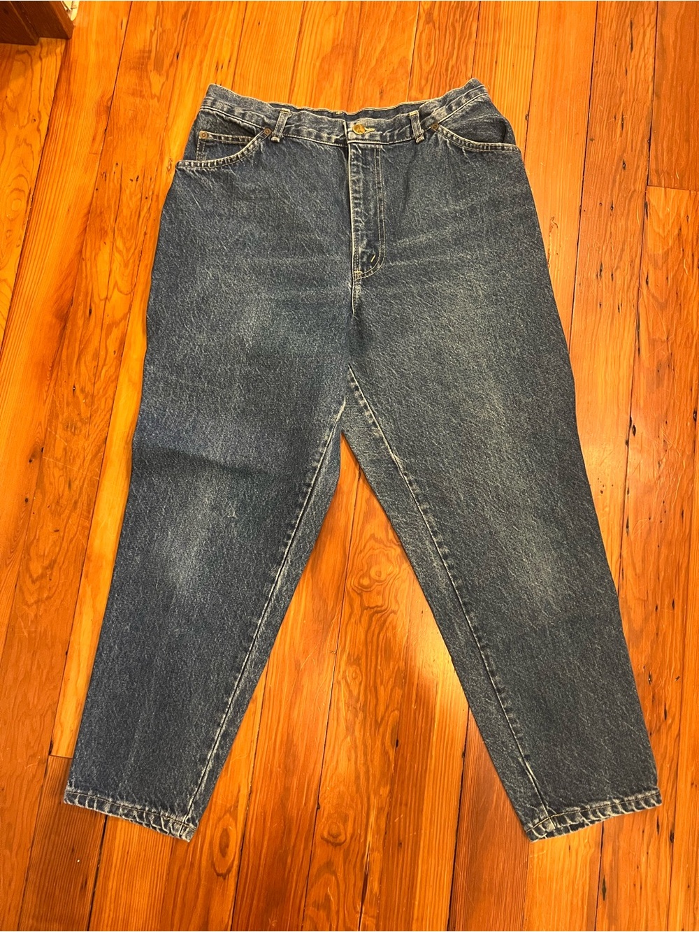 Vintage Chic Blue Denim Jeans